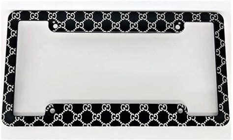 gucci chain license plate frame|Gucci License Plates Frame .